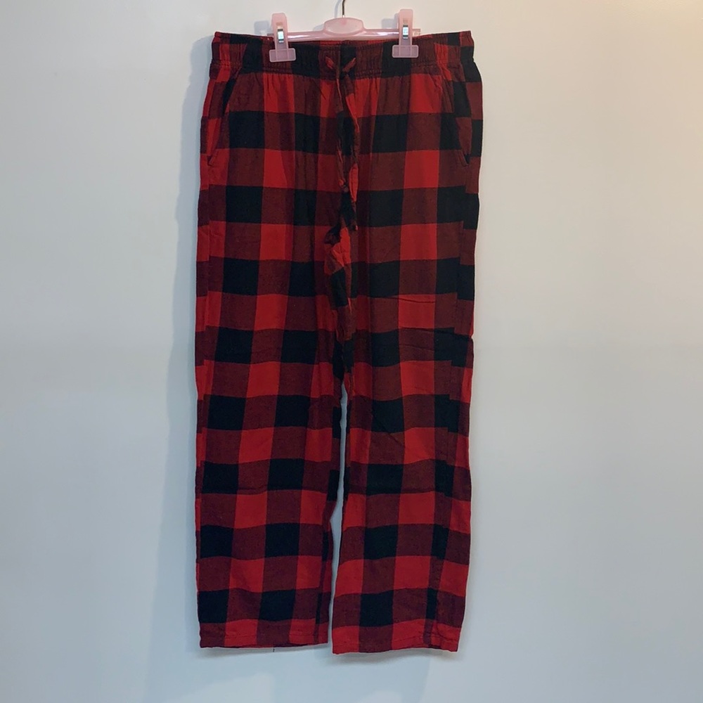 Old Navy PJ pants size M red/black